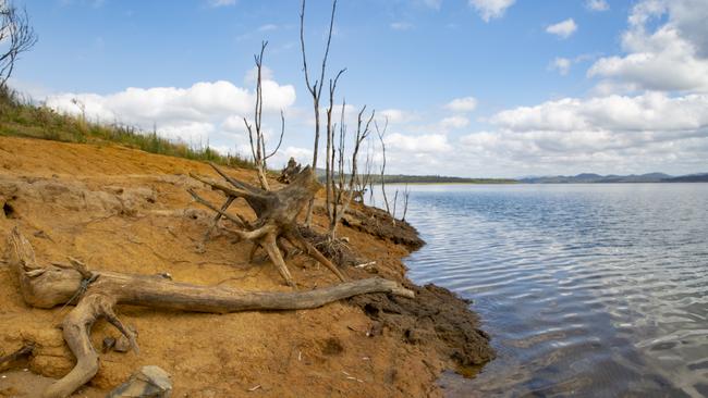 Wivenhoe Dam remains down at 37 per cent, despite decent rain in late March and early April that has topped up many of the region’s smaller dams. Photo: file