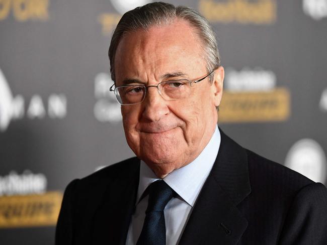 Real Madrid's president Florentino Perez.