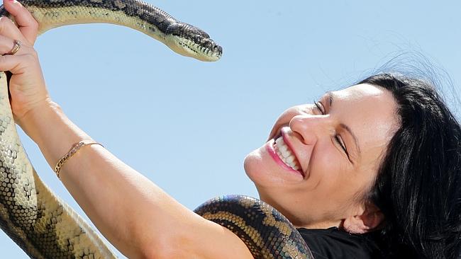 Eatons Hill woman Julia Baker to get own show, Snake Boss, on Animal Planet  | The Courier Mail