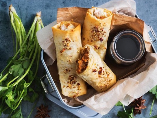 Vegan sausage rolls.