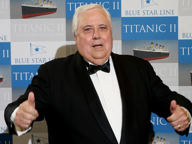 Mining magnate Clive Palmer. Picture: Stewart McLean