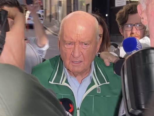 Alan Jones leaving Day Street Police Station