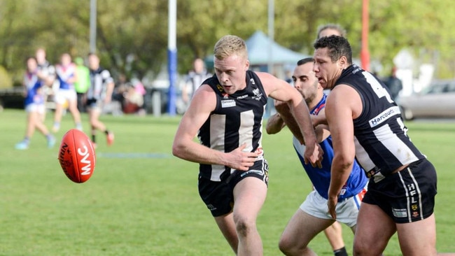 Sam Hayden has been one of Hahndorf's best performers in 2023. Picture: Brenton Edwards