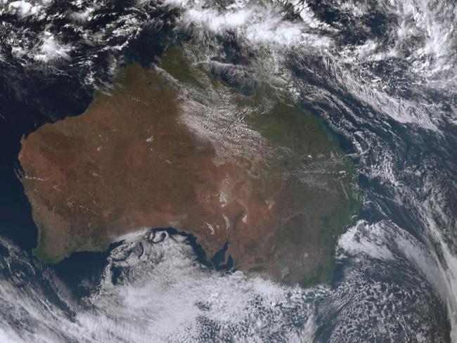 Satalie weather map. 8 May 2025. Picture: BOM