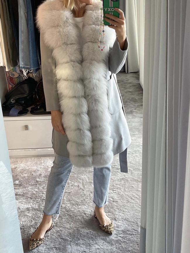 Roxy Jacenko has come under fire for promoting fur. Picture: Instagram/Roxy Jacenko.