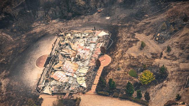 Hundreds of properties were lost across Victoria. Picture: Jason Edwards