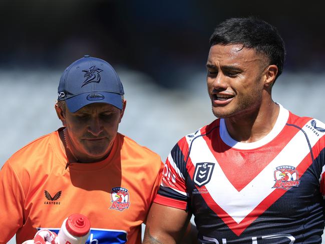 Rumours circulated last week that Spencer Leniu was unhappy at the Roosters. Picture: NRL Photos