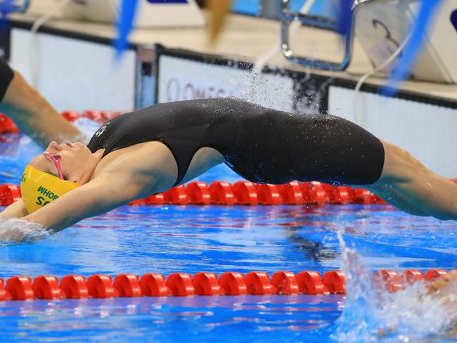 Emily Seebohm in action. Picture: Alex Coppel.