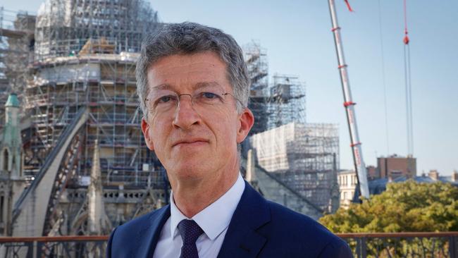 Philippe Jost before the cathedral on September 7, 2023. Picture: Geoffroy Van Der Hasselt/AFP