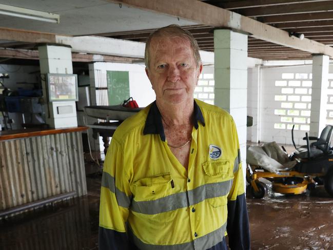 David Eagan has returned home to begin the cleanup after flooding caused by TC Jasper, Mossman. Picture: Liam Kidston