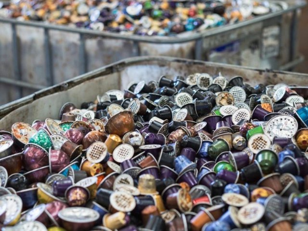 Give your used coffee pods a second life by dropping them off at a Nespresso boutique or any participating recycling point. Picture: TikTok/@nespresso.au.