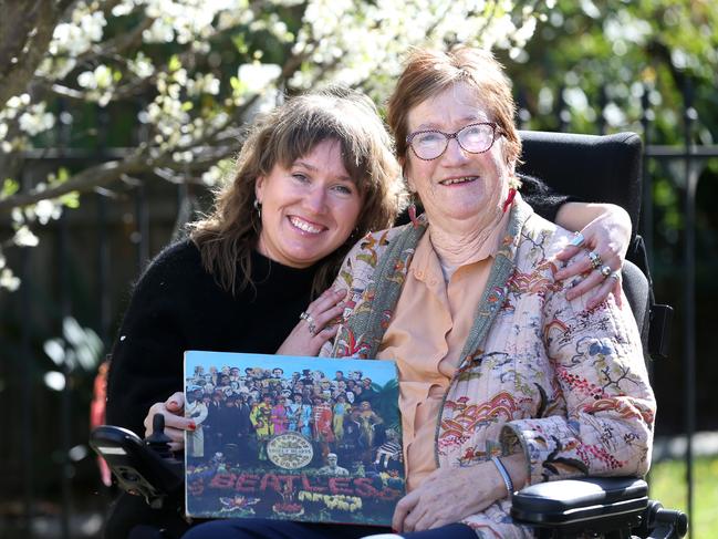 Rosie Mahoney and her mum Kathy Mahoney, 73, who was diagnosed with MND in November last year. Rosie is organising a fundraiser in September to raise money and awareness for the disease.  Picture: Mike Dugdale