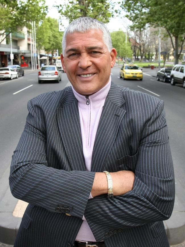 Melbourne gangland crime figure Mick Gatto. 