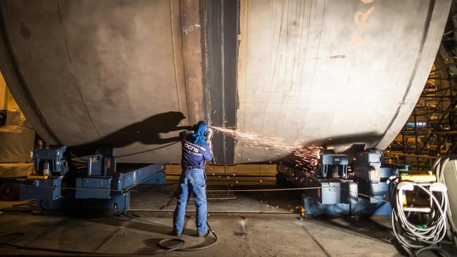 Building a sub for French Naval Group, which won the contract for Australia’s future submarines.