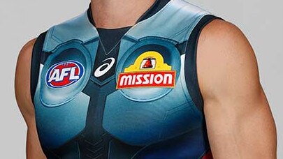 The Western Bulldogs will wear this jumper in Round 1. 