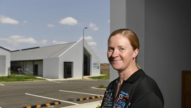  RSPCA Toowoomba shelter manager Cassie Ellis prepares the new facility at Wellcamp Business Park for move in day next Monday. Picture: Kevin Farmer