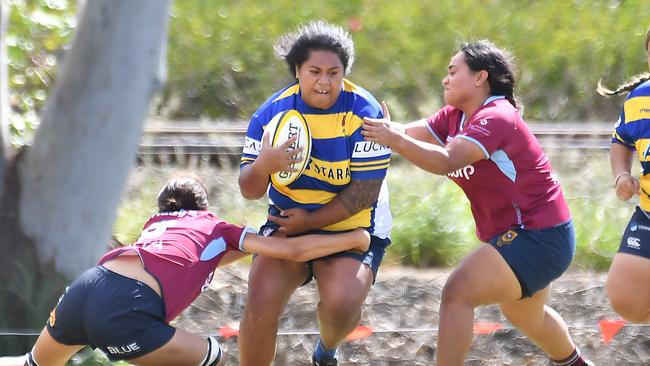 Women's Rugby between Easts and UQ. Saturday April 22, 2023. Picture, John Gass