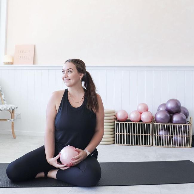 Glow pilates' Claire Mckeen also runs her own marketing business on top of running her studio.