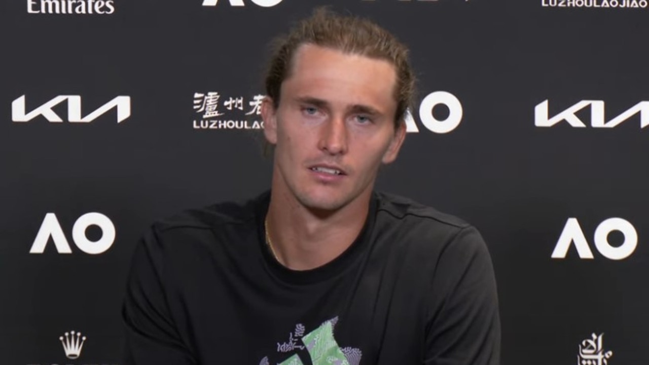 Zverev wasn't happy. Photo: YouTube