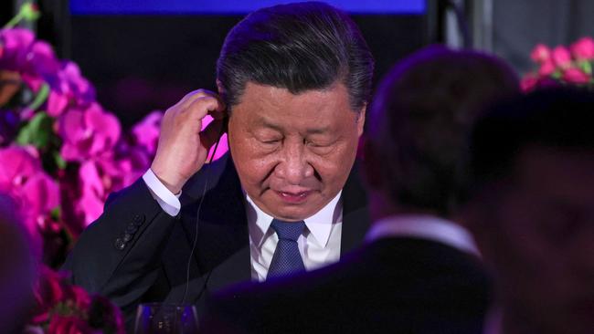 Chinese leader Xi Jinping at a summit in San Francisco last year. Picture: Carlos Barria / Pool / AFP