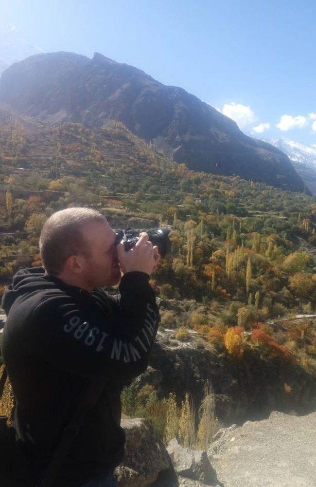 Terrorist Brenton Tarrant pictured in Pakistan in 2018. Australian Tarrant was responsible for the mass killing of 50 people in New Zealand on Friday. Picture: Facebook