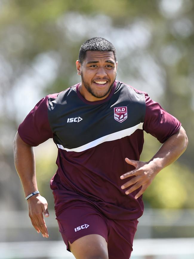 Moeaki Fotuaika is set to make his debut from the bench. Picture: Matt Roberts/Getty