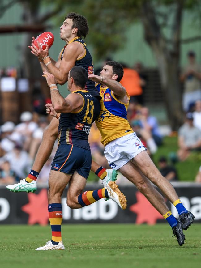 The Crows are missing injured forward Riley Thilthorpe. Picture: Mark Brake/Getty Images