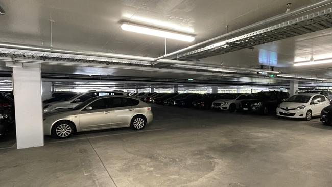 Croydon's $18m multi-level commuter carpark, funded by the Federal Government, opened in December 2021. Picture: Kiel Egging.