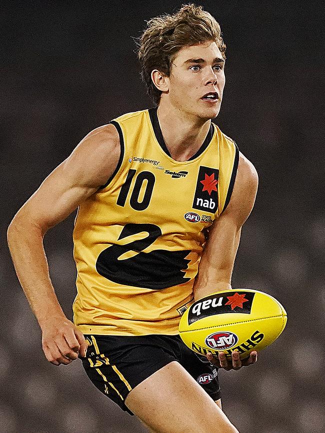 Impressive WA midfielder Deven Robertson.