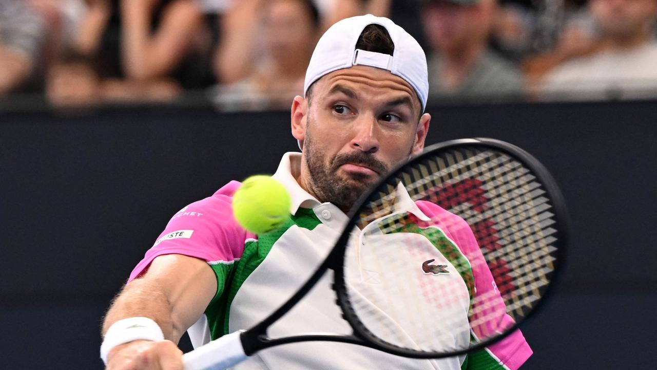 Dimitrov’s back-to-back Brisbane title bid over as injury strikes