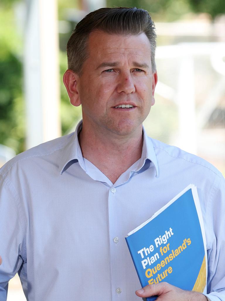 LNP deputy leader Jarrod Bleijie says the Katters can’t be trusted on crime. Picture: Liam Kidston.