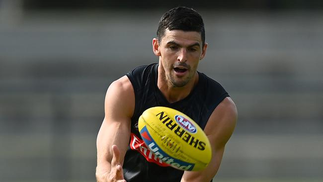 Scott Pendlebury loves coming up against Carlton.