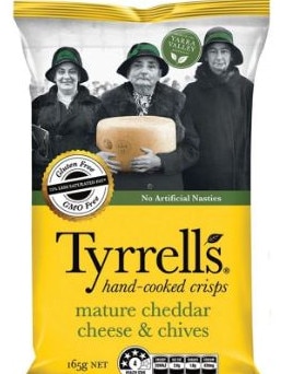 Tyrrell’s is Australian made and has a number of different chip flavours.