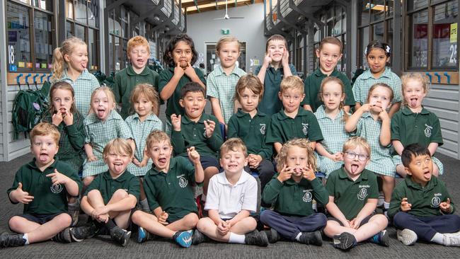 Montpellier Primary School Prep H Back - Left to Right Charlotte Habgood, Jack Armstrong, Liyana Islam, Ayla McCormack, Hunter Carter, Arlyn Collins, Hannah Mohd Ubaidillah. Middle - Left to Right Edie Botten, Madeline Kirkpatrick, Ava Napoli, Max Lange, Harvey Bergamin, Louis Rundell, Zali Maas, Macey Cowburn, Tess Chapman. Front - Left to Right Xavier Farrimond, Xavier Samek, Finn Beale, Louis Di Monte, Hugo Hunt, Archer Bainbridge, Zachary Chan.
