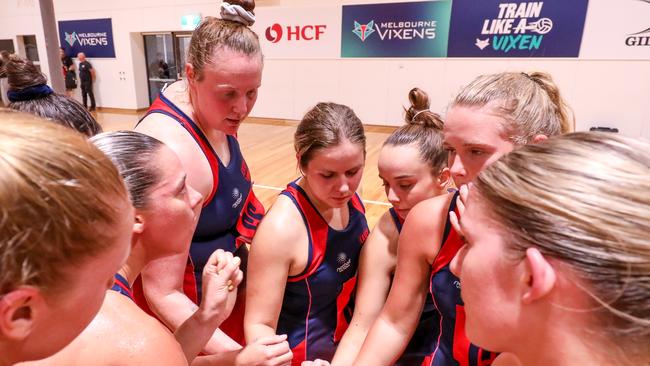 Casey Demons take on City West Falcons in the final VNL minor round on Wednesday night. Picture: Grant Treeby/NV