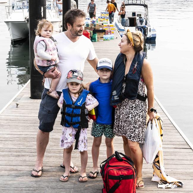 Ulludulla Harbour locals on the wharf. Picture': Darren Leigh Roberts