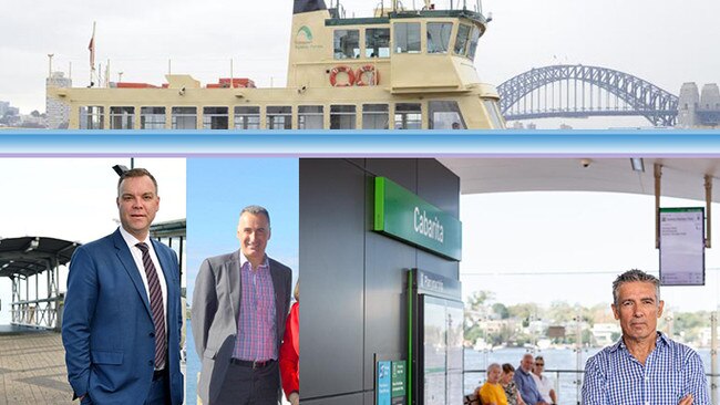 Balmain MP Jamie Parker, Drummoyne MP John Sidoti and City of Canada Bay Mayor Angelo Tsirekas all lobbied against the ferry timetable changes.