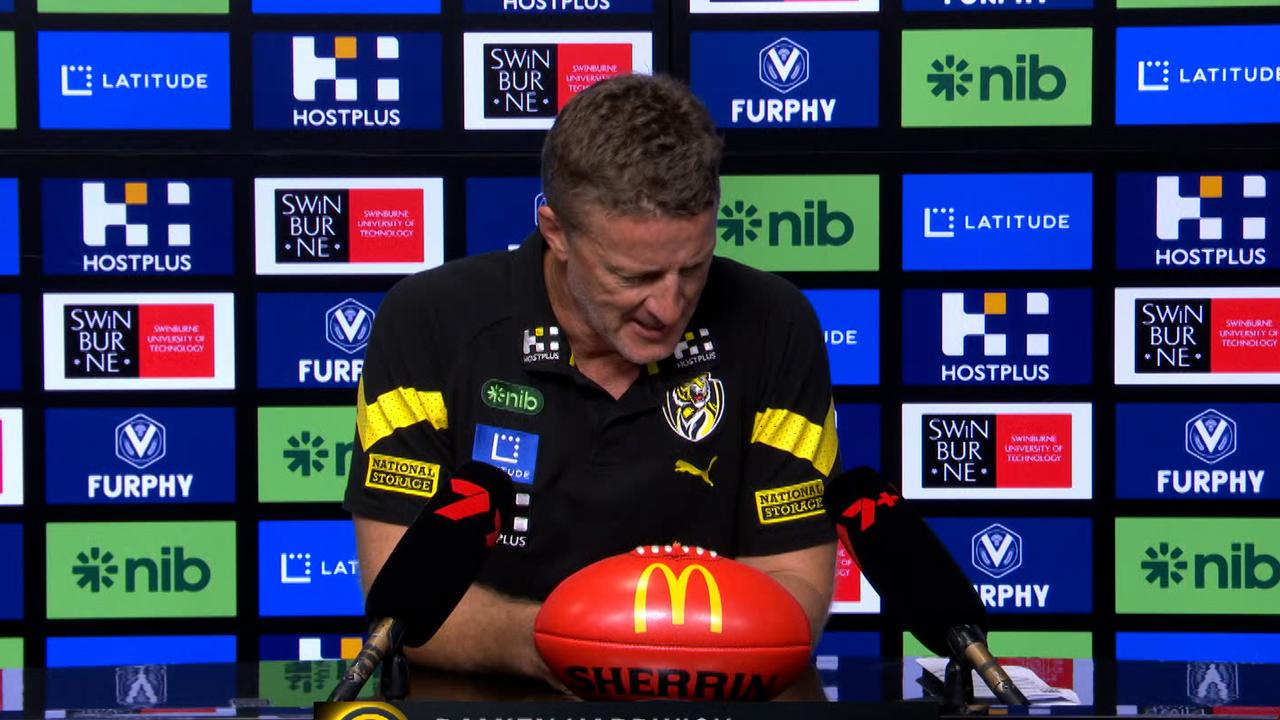 Damien Hardwick in his post-match press conference.