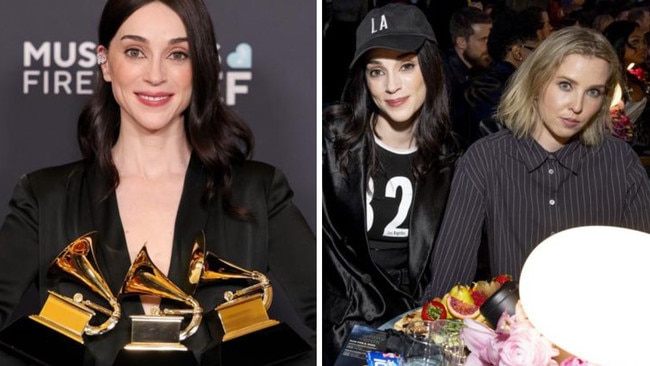 St Vincent thanked her "beautiful wife and daughter" during her Grammys speech. Picture: Getty