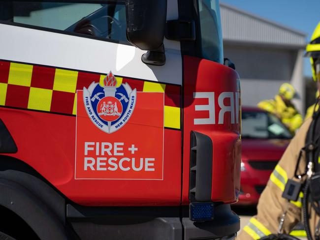 NSW Fire and Rescue crews responded after a boat was found englufed in flames in Sydney’s south. Picture: Fire Rescue NSW