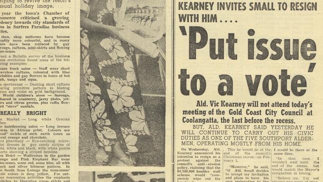 Gold Coast History: Gold Coast Bulletin 1967, December 8. Front page.