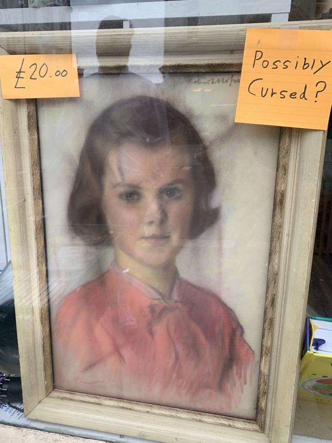 The painting had been bought and returned once before. Picture: Twitter.