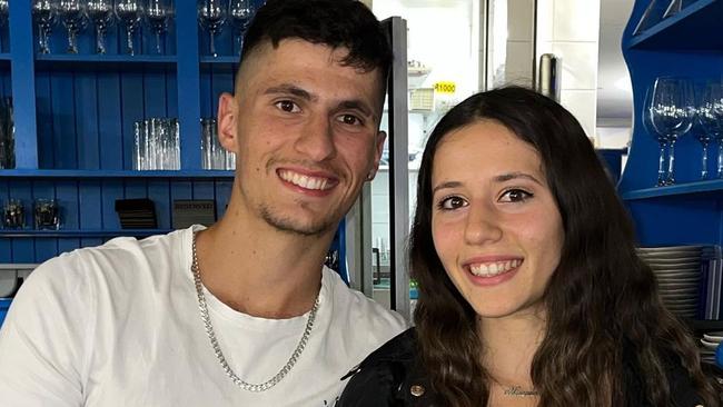 Dion Papanakos was walking along the clifftops at Coogee with his girlfriend on Saturday when he fell to his death. Picture: Instagram