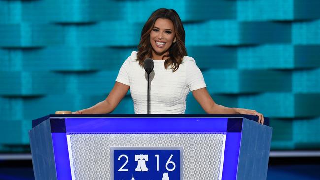 A passionate Hillary Clinton supporter, Longoria even cut short her 2016 honeymoon to attend a fundraiser for the presidential hopeful. (Picture: AFP Photo/Saul Loeb)