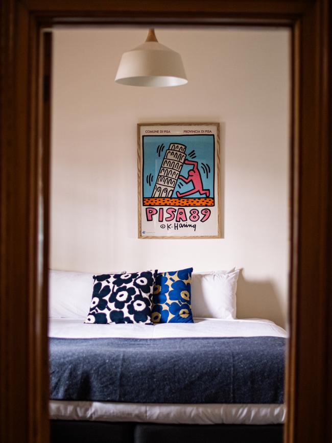 The main bedroom at Maple House. Picture: Em Godfrey