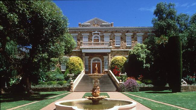 The historic Chateau Yaldara building in Lyndoch, South Australia.