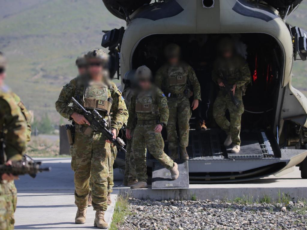 Australian Special Forces soldiers serving in war-torn Afghanistan. Picture: Gary Ramage