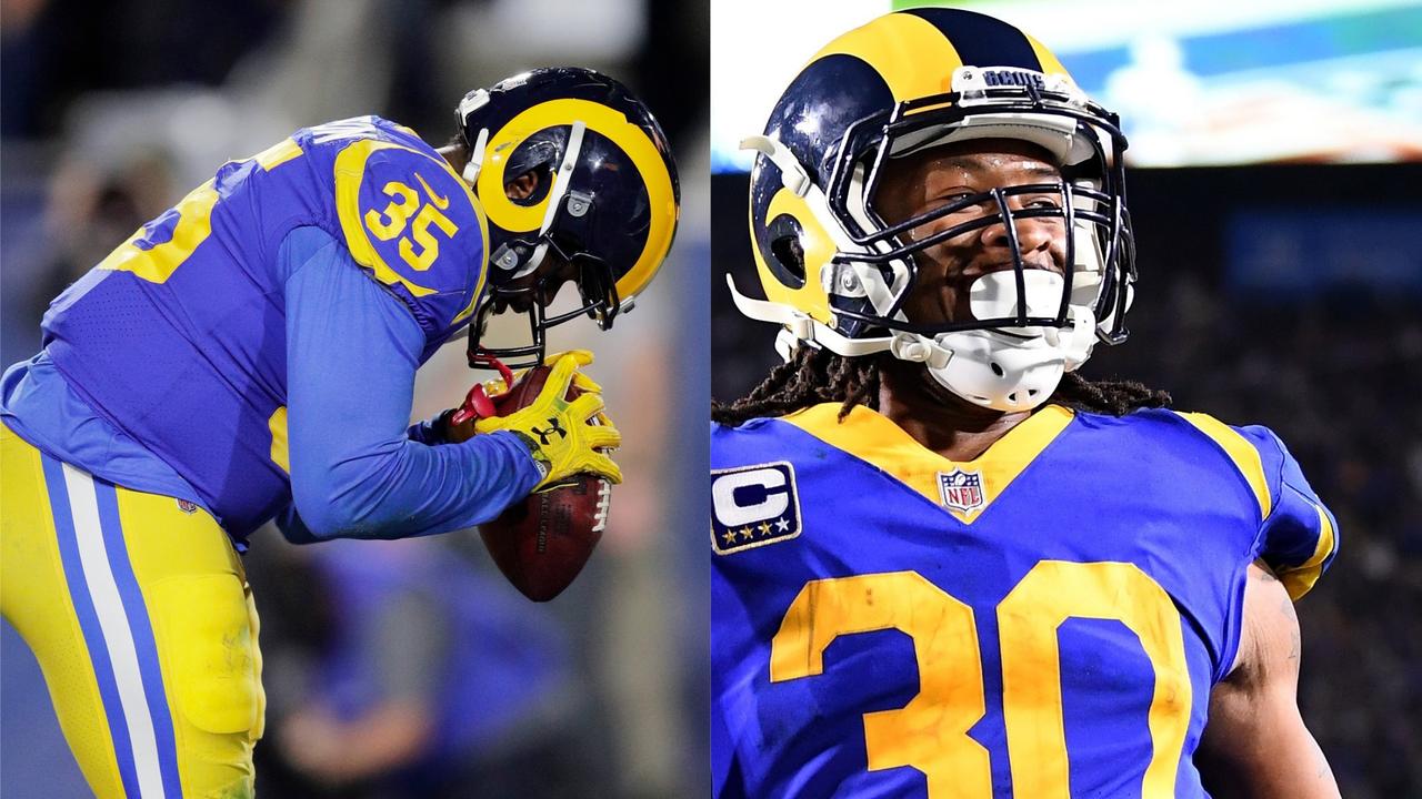 C.J. Anderson and Todd Gurley were on fire.