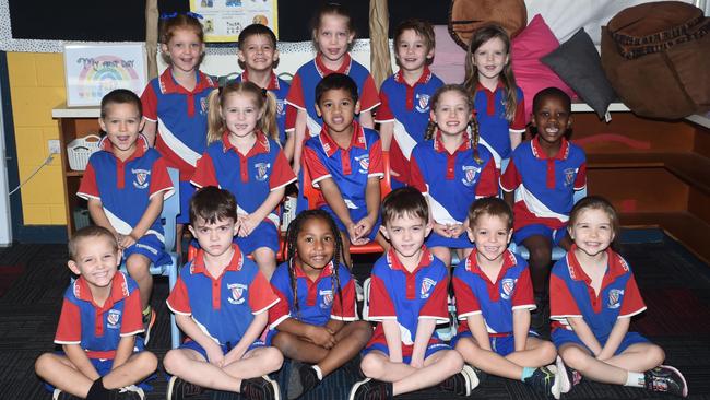 Cranbrook State School Prep A Teacher: Amanda Menzies Back: Isabella Taylor, Braxx Brooker, Thea De Jager, Kohbyn Mcauley, Lyra Pritchard. Middle: Kai Riley, Rosie Mitchell, Irah Faagutu, Rosalie Melchert, Samy Mutama. Front: Flynn Hesketh, Parker Morrison, Aker Mawien, Porter Morrison, Jett Rourke, Maddie Charles.