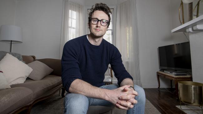 Entrepreneur and investor Nicholas Bolton in South Yarra, Melbourne. Picture: David Geraghty